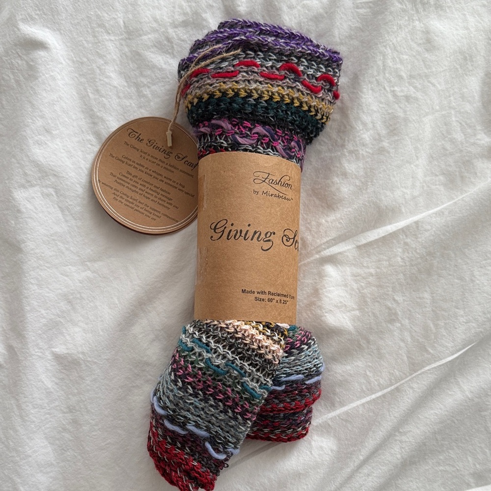 Multicolor Giving Scarf by Mirabeau